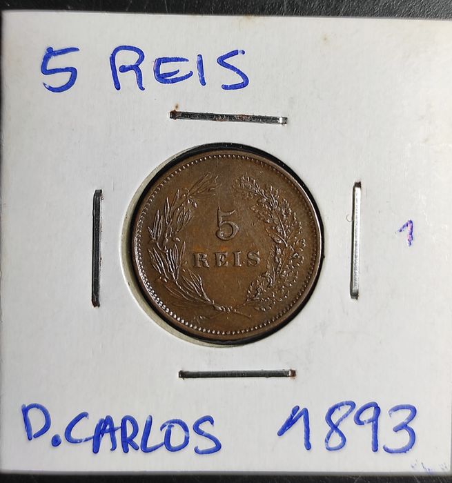 5 Reis 1893, Bronze, MBC/Bela