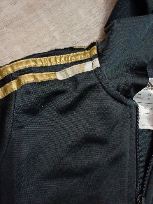 Bluza rozpinana z kapturem dla chłopca dziewczynki 92 adidas