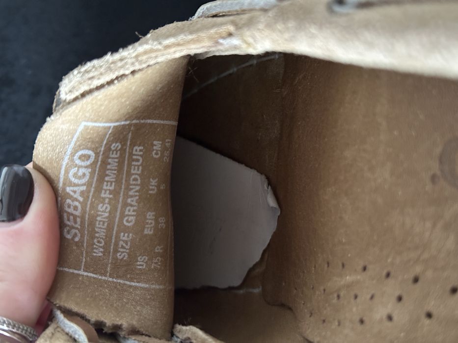 Замшеві мокасіни sebago docksides