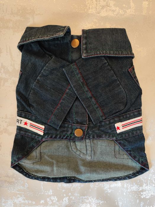 Casaco de ganga para o cão - size 10 - novo