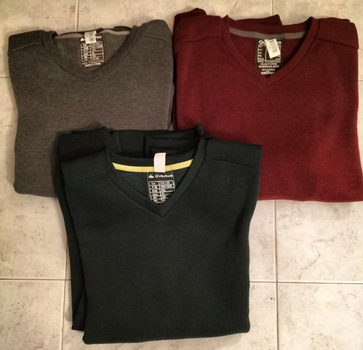 Pullover bico conjunto de 3 XXL