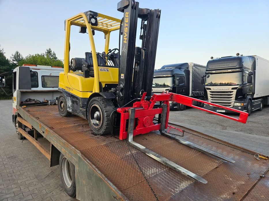 Hyster h2.5ft  wózek widłowy triplex 2500kg obrotnica pozycjoner 2015r