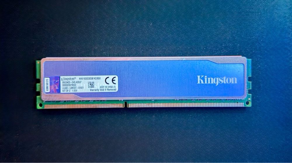 Kingston HyperX Blu DDR3 8GB (2x4GB) 1600MHz CL9 комплект