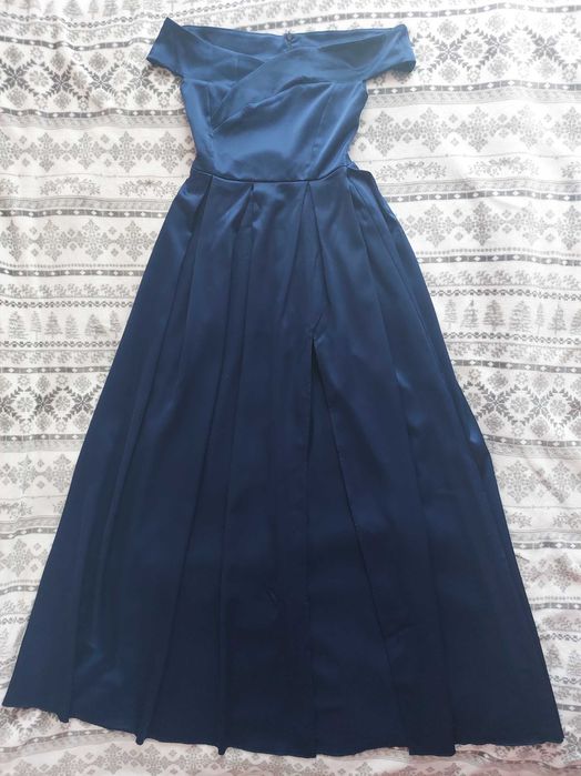 Vestido Formal Azul Marinho