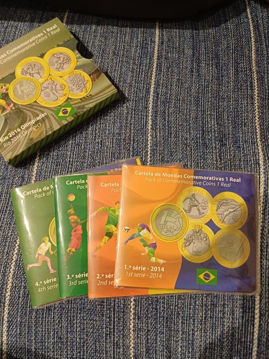 Moedas RARAS Olimpíadas Rio 2016