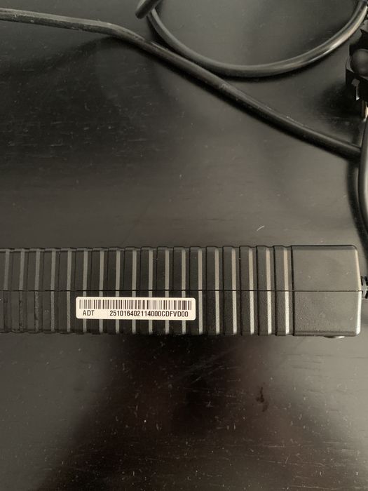 Carregador de computador HP e cabo de alimentação