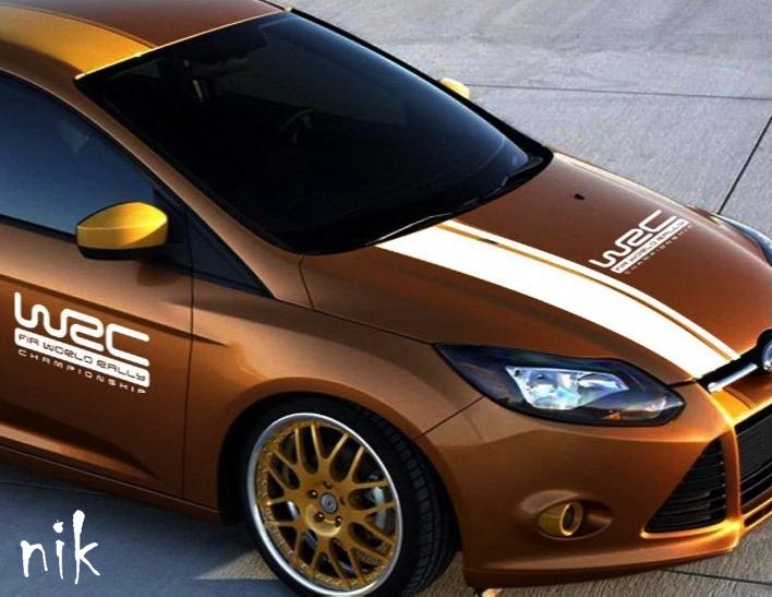 Наклейка на капот авто/машину 1 смужка 108*15см та "Rally", тюнінг