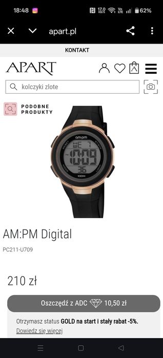 Zegarek dziecięcy AM:PM kwarcowy