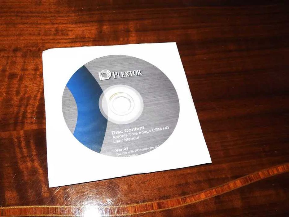 Oprogramowanie Plextor Acronis True Image OEM HD Ver.01 - 2009