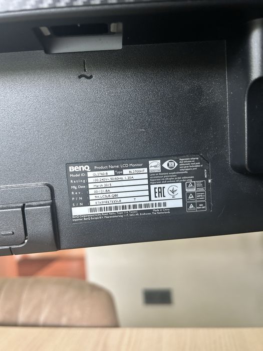 Monitor led benq 27”