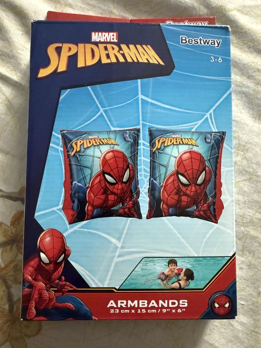 Надувні рукава нарукавник для плавання Spiderman Bestway дітям до 5 р.