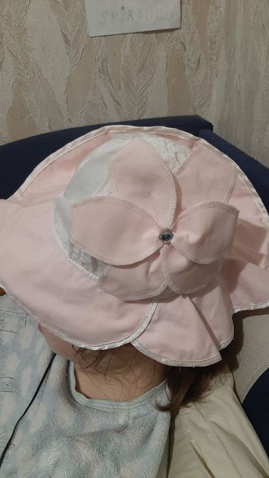 Нарядная панама от солнца, шляпа, капелюх 52 размер