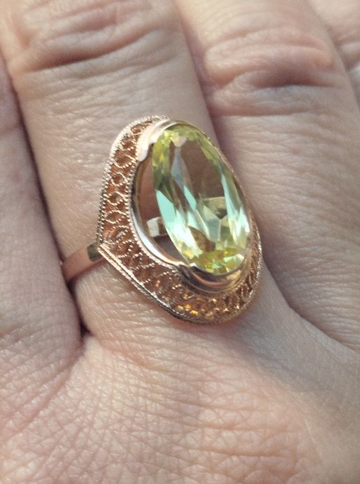 Золотое кольцо СССР Золота радянська каблучка