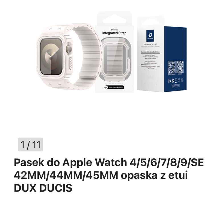 Apple etui + pasek do Apple Watch 4/5/6/7/8/9/SE 44mm/45mm DUX DUCIS