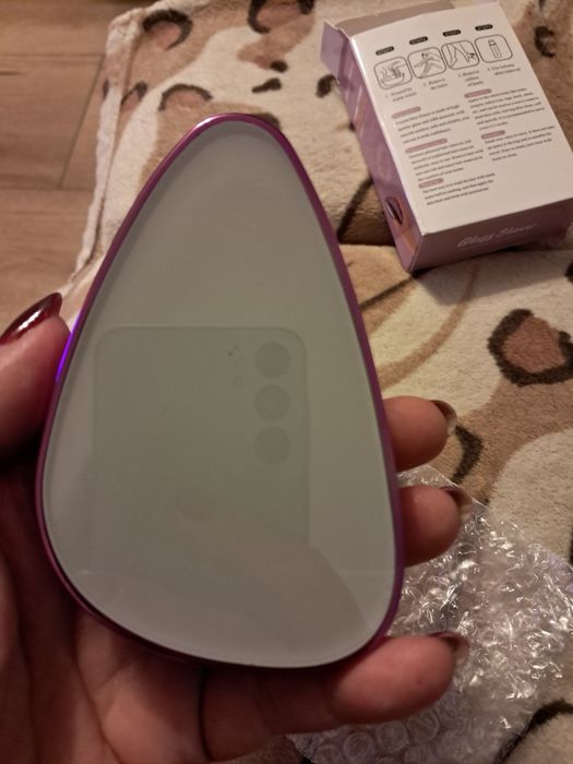 Szklany bezbolesny depilator