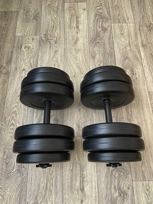 Гантелі 2 по 25 розбірні набірні гантели наборные разборные 50 кг