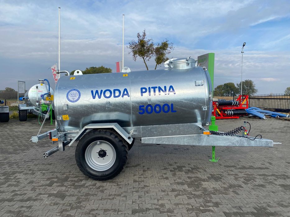 Zbiornik na wodę pitną 3000->6000l PZH beczkowóz