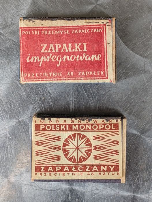 Polski monopol zapalczany zapałki impregnowane