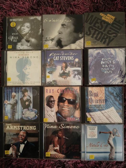 Cds Jazz 3 euros - excelente colecção