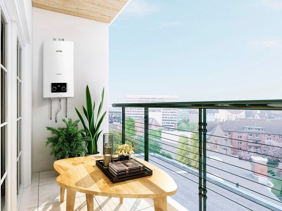 Esquentador Ventilado HTW 11L – Como Novo (Excelente Eficiência)
