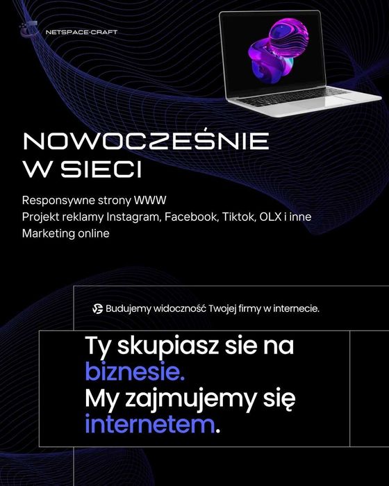 Strona internetowa, social media i reklama Twojej firmy w jednym miejscu | NETSPACE-CRAFT.com