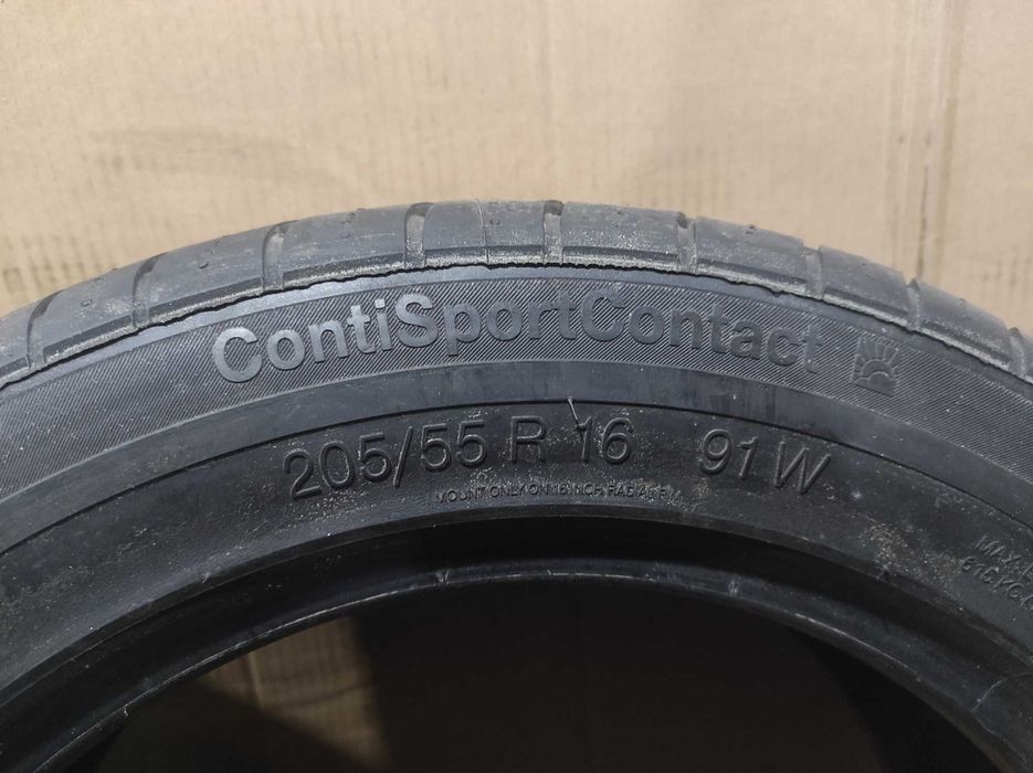 Нові Шини запаска Continental ContiSportContact 205\55 R16! 3 шт!
