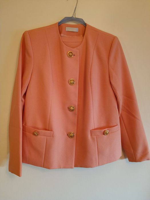 Fato de Saia e Casaco - Salmão - NOVO - BARATÍSSIMO