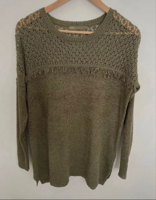 Camisola oversized em verde da Sfera M