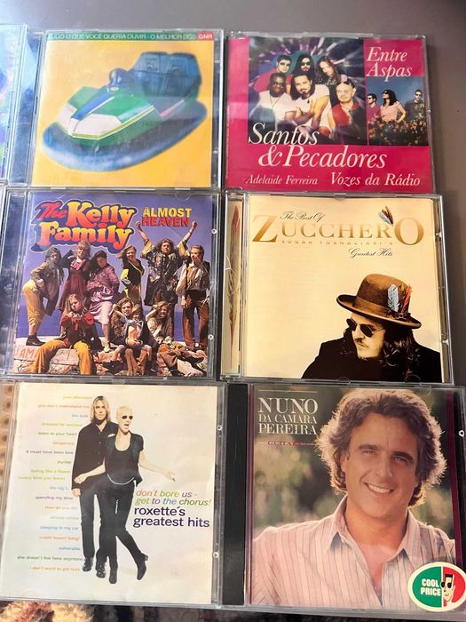 CDs Originais em bom estado + porta CDs ( para 20 CDs) em ótimo estado
