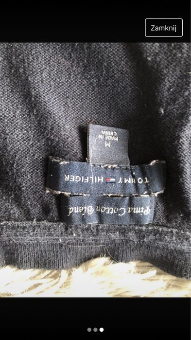 Sweterek Tommy Hilfiger w romby M