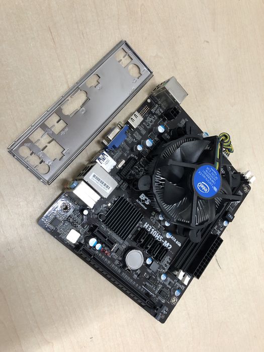 Материнська плата ECS H310H5-M2 +cpu Pentium G5400/s1151-v2 DDR4