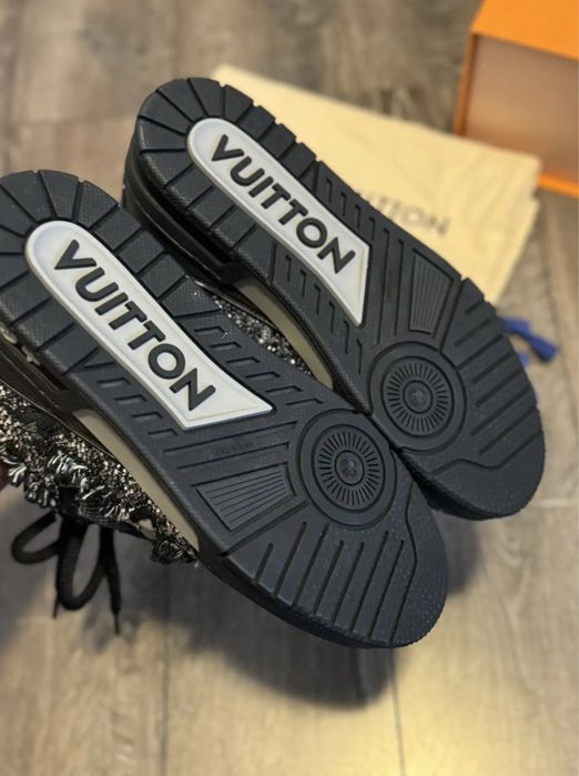 Louis Vuitton Skate Trainer Black Swarovski Monogram