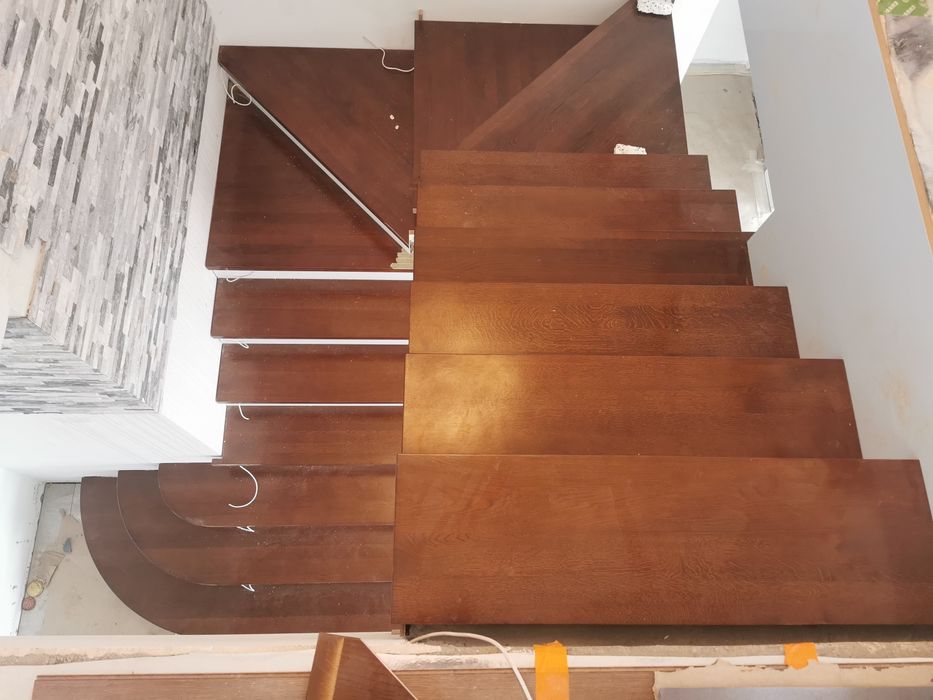 Schody drewniane,renowacja starych