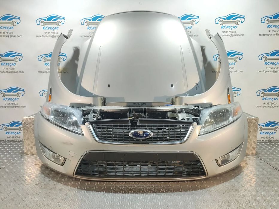 FRENTE COMPLETA FORD MONDEO IV 4 MK4 CAPOT PARACHOQUES SENSORES GUARDA-LAMAS OTICAS RADIADOR VENTILADOR FRENTE FIBRA REFORÇO