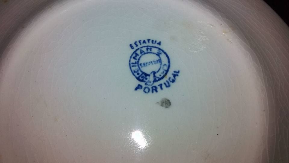 Conjunto de loiça GILMAN SACAVÉM 1930 modelo estátua