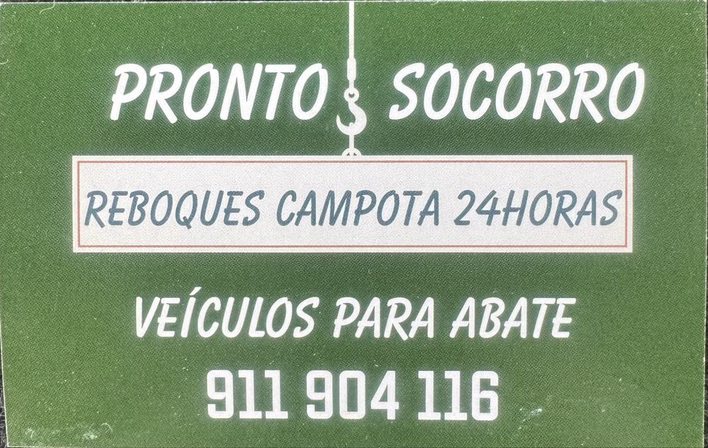 Reboque pronto socorro 24h