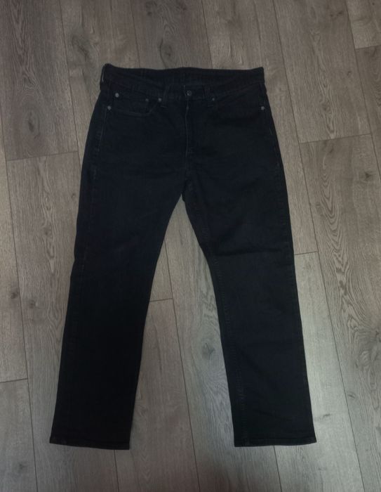 джинси левайс(514) чёрные (W34 L30)