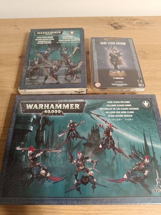 Zestaw Warhammer Dark Eldar Hellions Incubi Archon Drukhari