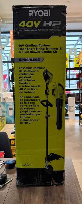 Zestaw podkaszarka i dmuchawa akumulatorowa RYOBI 40V RY40960  USA