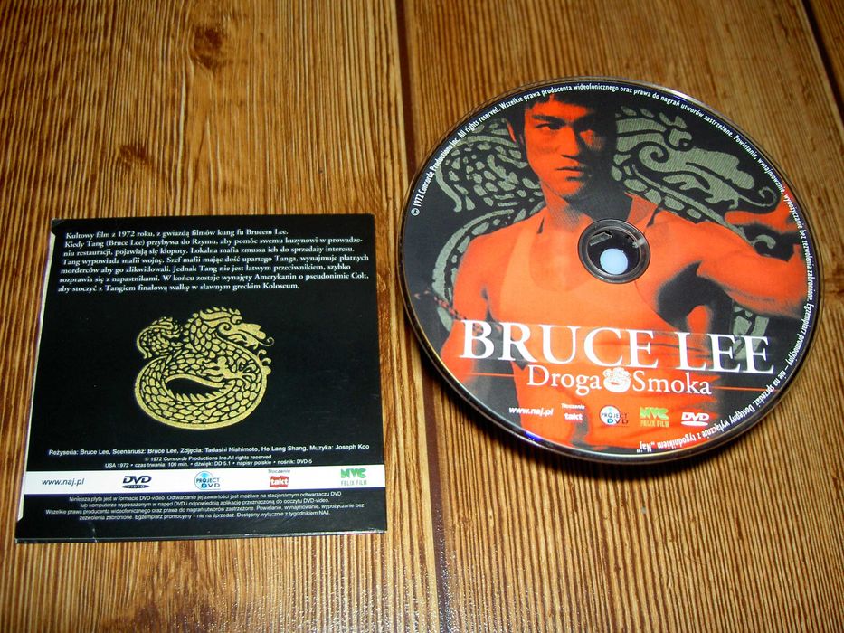 Bruce Lee Wejście Smoka Droga Smoka Wściekłe Pięści DVD