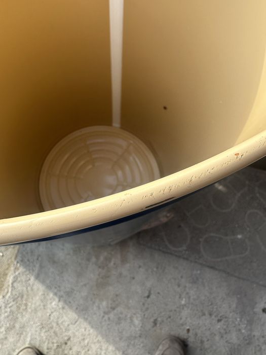 Бочка металева з кришкою 200л /  Б/У