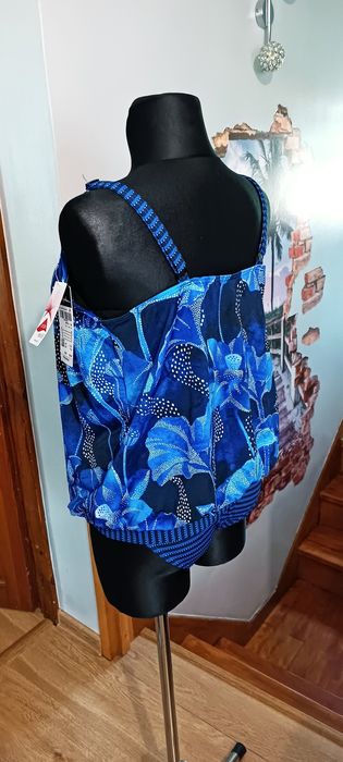 Ulla Popken strój Kąpielowy dwuczęściowy Tankini r. 48/4XL Nowe