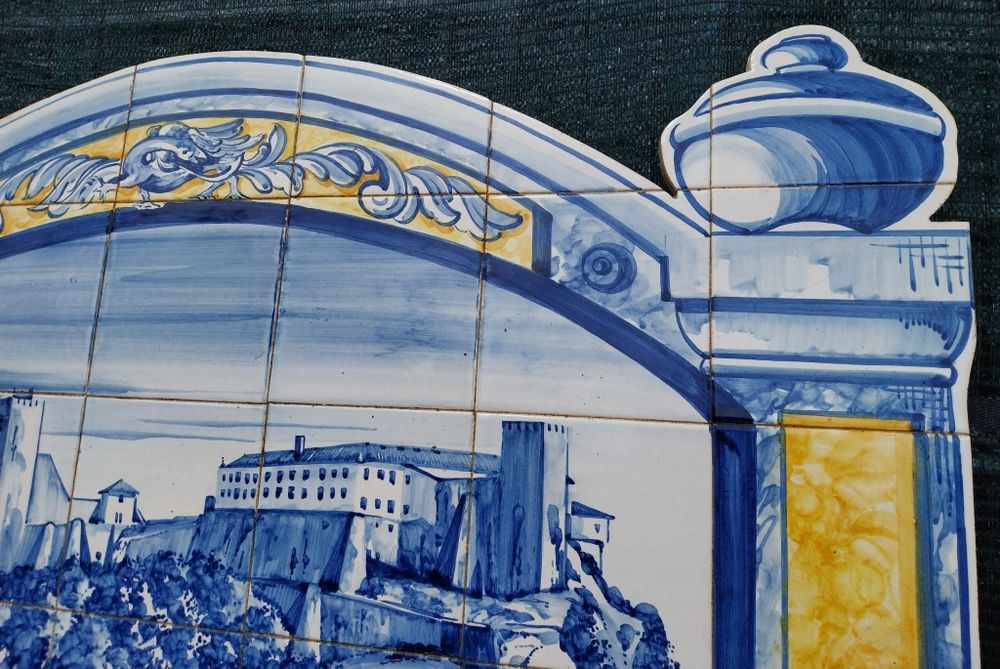 Magnifico painel de azulejos de 1992, Palmela.