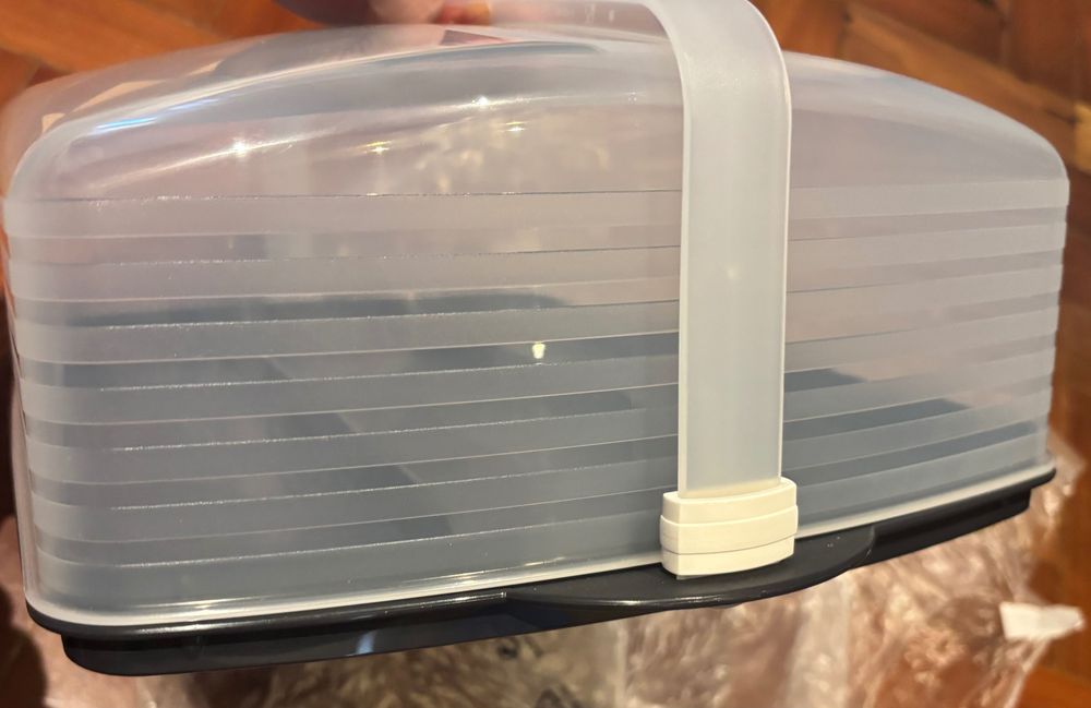 Porta bolos rectângular Tupperware