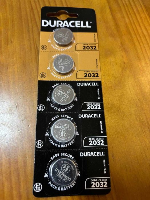 Pilhas 2032 Novas (Duracell)