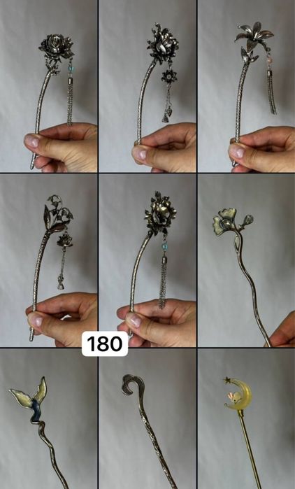 Китайська шпилька для волос/ крабик