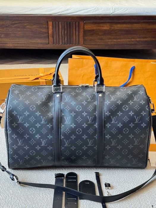 Louis Vuitton  Keepall 50,45 мужская сумка спортивная дорожная унисекс