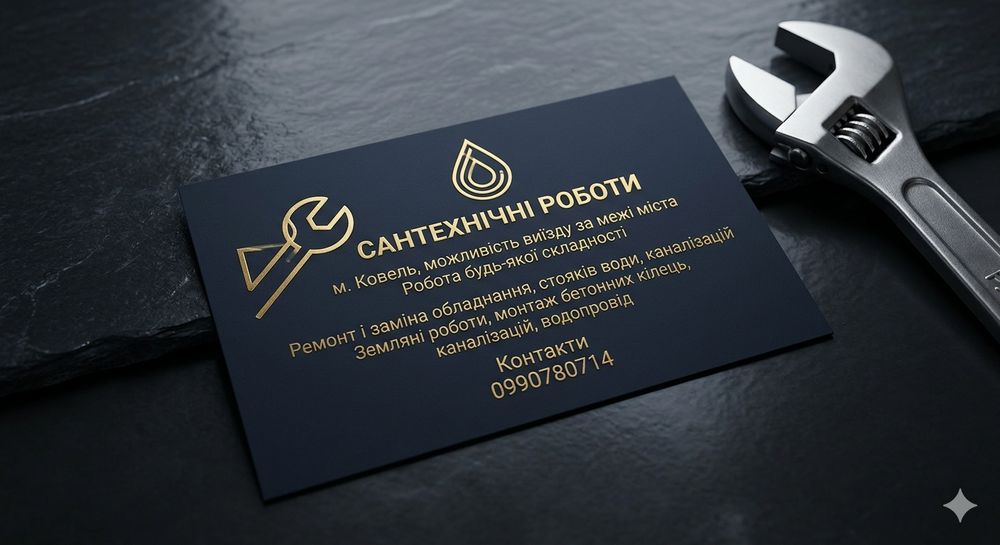 сантехнічні послуги / сантехнік / сантехнічні роботи