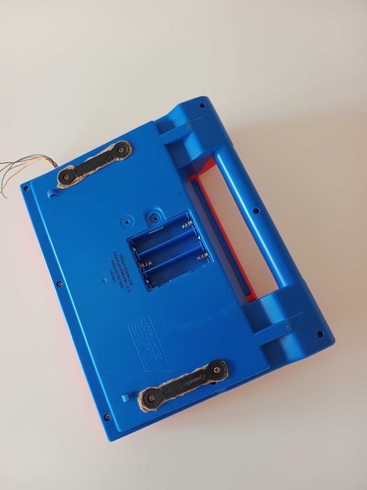 stary zabawkowy laptop elektroniczny zabawkowy komputer edukacyjny