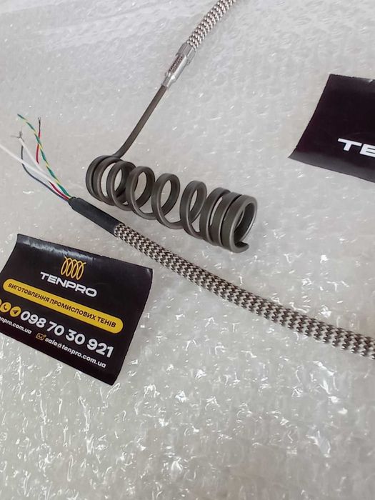 Спіральний витковий нагрівач для гарячеканальних систем ТПА. TenPro